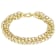 Royal Link Statement Bracelet In Solid 14K Yellow Gold 9.5mm