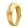 14K Yellow Gold Lab Grown Diamond Men's Band