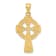 14K Yellow Gold Celtic Cross Pendant