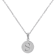 Initial S Charm Pendant Necklace In Silver-Tone