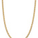 14k Yellow Gold 5.9mm Solid Flat Cuban 18 Inch Chain
