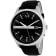 Armani Exchange Men's Classic Black Leather Strap Watch