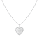 Mother of Pearl and Cubic Zirconia Rhodium Over Sterling Silver Pendant