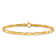 14k Yellow Gold Polished 3.3mm Fancy Link Bracelet