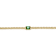 Emerald Color CZ Station Bracelet In 14K Gold Over Brass