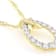 Elegant Lab-Grown Diamond Slide Pendant Necklace 0.75ctw In 18K Gold
Over Sterling Silver