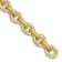 14K Yellow Gold 21mm Open Link Cable 9-inch Bracelet