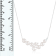 5-5.5mm White Cultured Freshwater Pearl Sterling Silver Pendant W/Chain