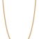 14k Yellow Gold 3.5mm Solid Miami Cuban 22 Inch Chain