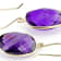 Purple Amethyst 14k Yellow Gold Earrings 18.00ctw