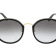 Gucci Black and Gold Tone Frame / Gray Gradient Lens Sunglasses