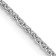 14k White Gold 1.2mm Diamond Cut Wheat Chain 14"