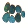 Opal on Ironstone Free-Form Doublet Set of 7 4.90ctw