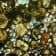 'Mescalero' - Gemstone art with garnet, apatite, amethyst and quartz