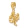 14k Yellow Gold 3D Textured Mother holding child Pendant