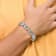 Titanium with 14k Inlay Brushed Bracelet
