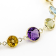 Multi-Gem 14k Yellow Gold Bracelet 7.50ctw