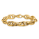 14K Yellow Gold 11.8mm Rope 8.5 inch Bracelet