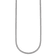 Rhodium Over Sterling Silver 2.4mm Snake 24 Inch Chain