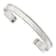 Sterling Silver Polished Textured Cuff Bracelet