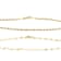 Mirror And Rope Chain Bracelet Set In 18K Gold