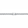 Oval CZ Tennis Bracelet In White Rhodium Over Brass