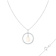 8-9mm Drop White Cultured Freshwater Pearl and CZ Rhodium Over Sterling
Silver Pendant