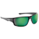 Flying Fisherman Solstice Polarized Sunglasses Matte Black Frame/Amber
Green Mirror Lens