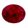 Ruby Unheated 6.7x5.3mm Oval 1.34ct
