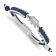 Stainless Steel MLB LogoArt Detroit Tigers Adjustable Cord Bracelet