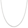 Sterling Silver 2.2mm Diamond-cut Long Link Cable Chain Necklace