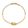 14k Yellow Gold and Rhodium Over 14k Yellow Gold Polished Moon and Star
Diamond Bracelet