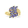 18K Yellow Gold Over Sterling Silver Marquise Tanzanite Ring 1.69ctw
