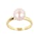 Blush Pearl Ring In 14K Gold Over Sterling Silver