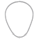Rhodium Over Sterling Silver Cubic Zirconia Hearts Necklace