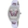 Christian Van Sant Women's Papillon Multi-color Butterfly Design Leather
Strap Watch