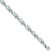 Rhodium Over 14k White Gold Floral Diamond and Aquamarine Bracelet
