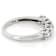 Lab-Grown Diamond Five-Stone Band Ring In 14K White Gold 1.00ctw