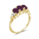 Red Ruby 14K Gold Over Sterling Silver Ring 1.80ctw