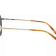 Gucci Black and Gold Tone Frame/ Gray Lens Sunglasses