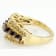 Champagne Diamond 10k Yellow Gold Ring 1.25ctw