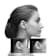 14k White Gold Cubic Zirconia Stud Earrings - 3MM