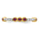 14K Yellow Gold Stackable Expressions Rhodolite Garnet and Diamond Ring 0.285ctw