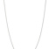 Rhodium Over 14k White Gold 0.5mm Solid Box 13 Inch Chain