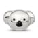 Sterling Silver Enamel Koala Bear Face Bead