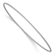 Rhodium Over 14k White Gold 1.5mm Textured Slip-on Bangle Bracelet