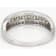 Natural Yellow And White Diamond 14K White Gold Band Ring 0.75ctw