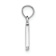 Rhodium Over 14k White Gold Polished Block Letter M Initial Pendant
