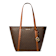 Michael Kors Pratt Large Top Zip Shoulder Tote in Multi Brown
