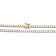Classic CZ Tennis Necklace In 14K Gold Over Sterling Silver 16 Inch